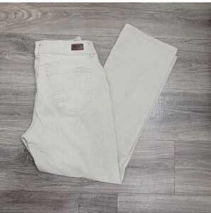 Riders by Lee Jeans Womens 14M Denim Khaki Tan Straight Keg 32x31